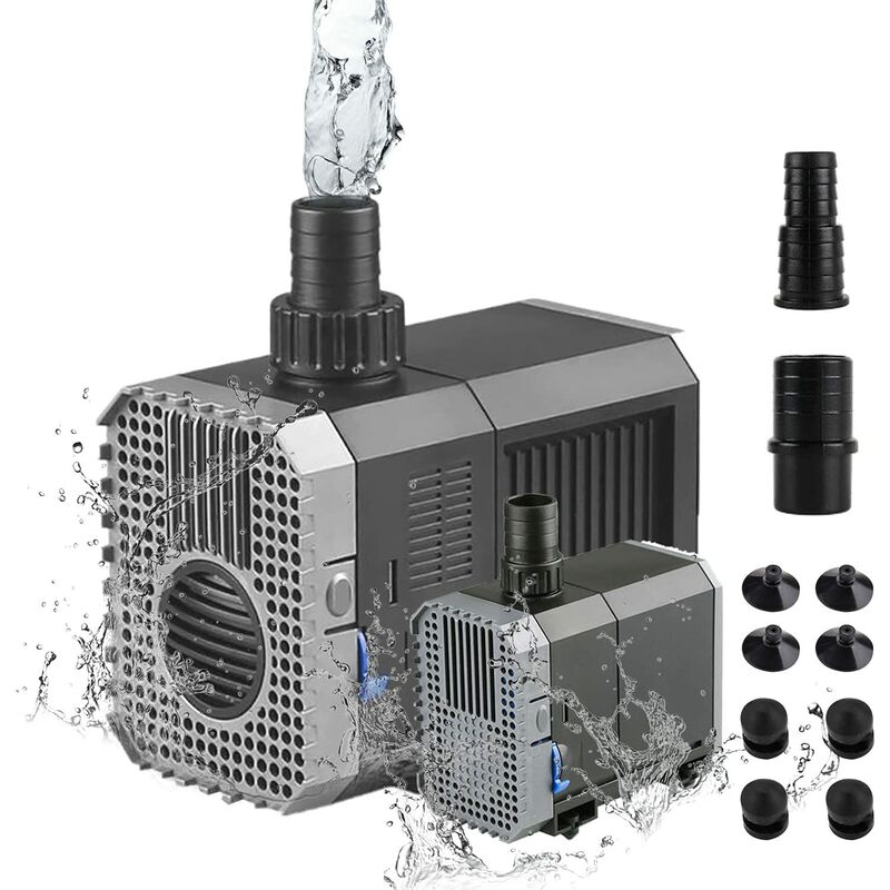 Bomba de alimentación para acuario de 900L/H y 20 vatios, bomba sumergible para estanque, bomba de agua para fuente, bomba de filtro