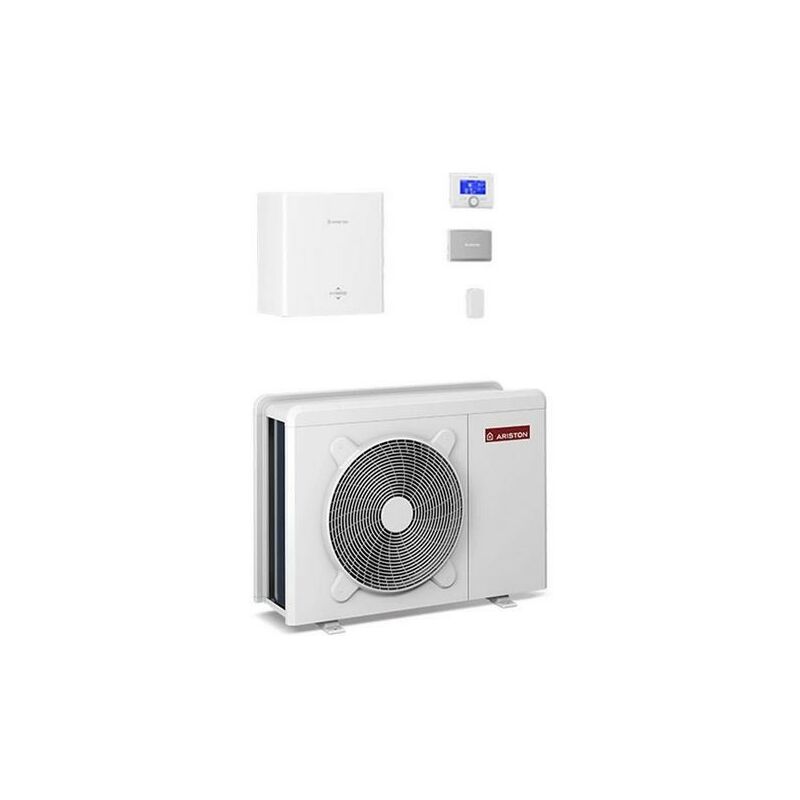 

Caesaroo - Bomba de calor para calefacción y refrigeración Ariston Nimbus M Hybrid Universal 9 Red preparada para sistema híbrido | Blanco