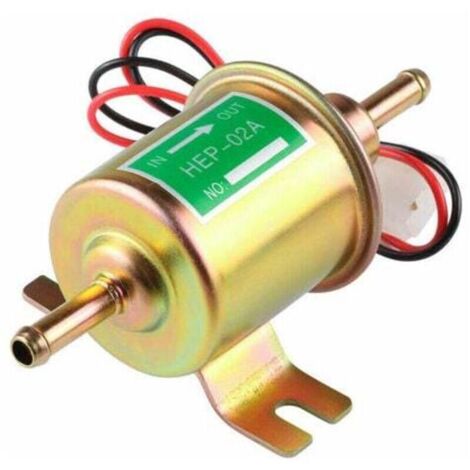 Bomba de combustible eléctrica universal de 12 V para gasolina/diésel – Modelo HEP-02A – Baja presión, compatible con equipo original (OEM)