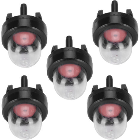 Bomba de combustible, juego de 5 piezas, junta y bomba de cebado, compatible con carburadores Stihl FS120, FS200, FS250, HT250 y ZAMA, de plástico y silicona.
