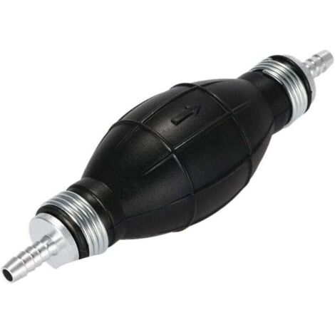 Bomba de combustible manual con cebador de 8 mm para barco, de aleación, para gasolina y diésel, universal, para gasolina, aceite, agua, transferencia de combustible, para automóvil y jardín.