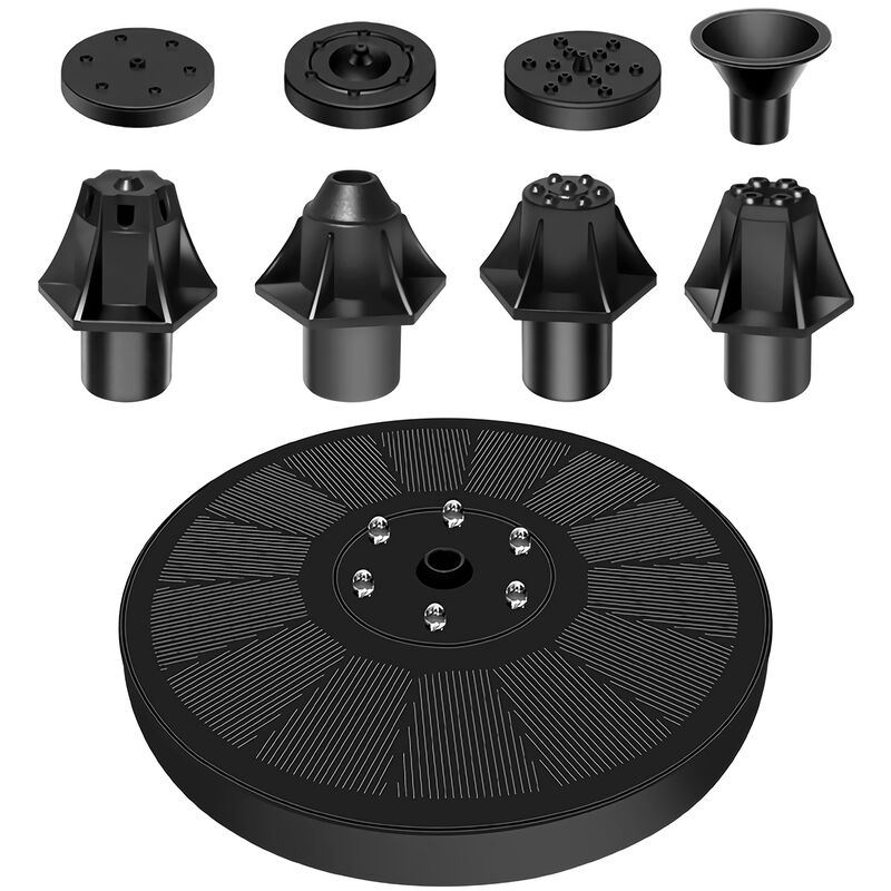 

Bomba de fuente solar fuente de bano de pajaro al aire libre con energia solar de 3W - Kkmoon