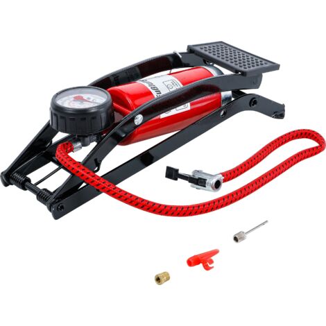 Bomba de inflado de pedal  0 - 7 bar