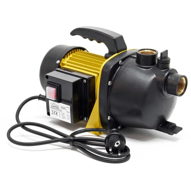 

Bomba de jardín 3800l/h, 1200W, asa y tornillo de drenaje, altura bombeo max. 48m, para agua clara
