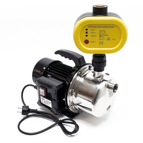 Bomba de jardín de acero inoxidable con presostato 4600l/h 1100W
