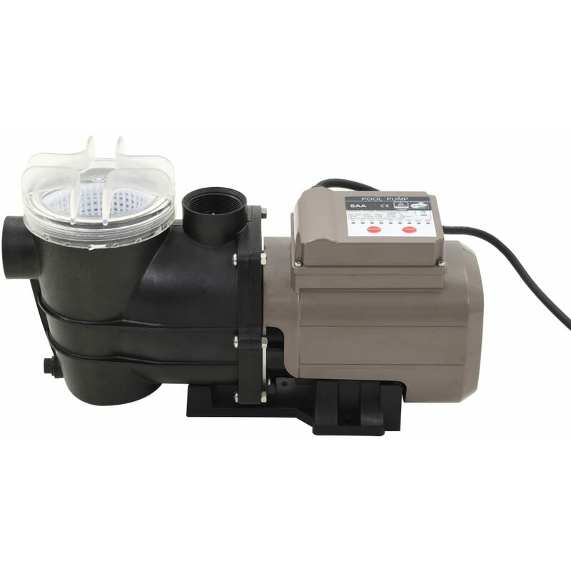 

Bomba de piscina con temporizador negra 0,25 HP 8000 L/h