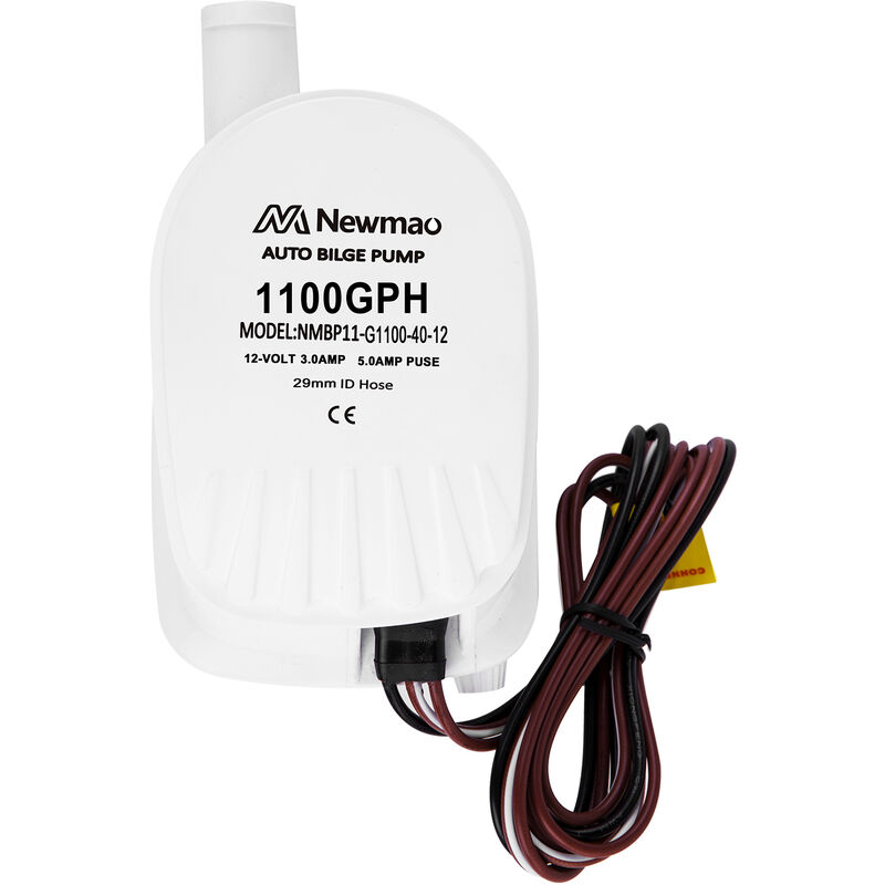 

Bomba de sentina automatica de 1100 GPH, bomba de agua sumergible de CC, bomba marina para barco RV,12V - Kkmoon