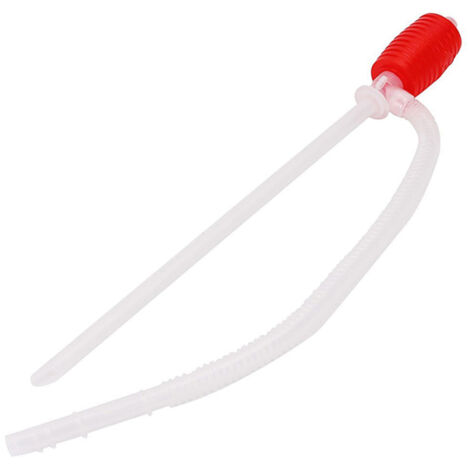 Bomba de sifón manual para la transferencia de líquidos/combustible, sifón de gran compresión, caudal de 10 litros por minuto, sifonado sin necesidad de usar la boca.