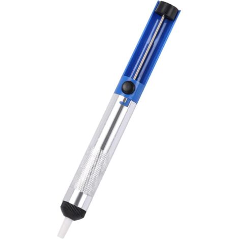 Bomba de soldadura, kit de bomba desoldadora, bomba desoldadora, bomba desoldadora de aleación de aluminio, boquilla de silicona resistente a altas temperaturas para extracción y succión de soldadura.