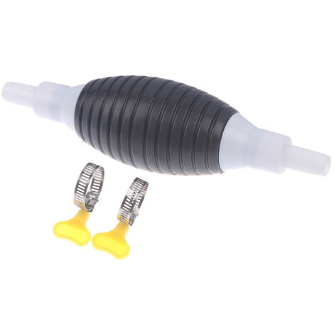 Bomba de transferencia de combustible para coche, dispositivo de bombeo Manual de gasolina y diésel, incluye depósito de combustible × 1