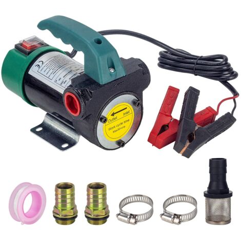 Bomba de transferencia diésel de 12 V y 260 W, bomba de combustible eléctrica de 45 l/min con motor de cobre