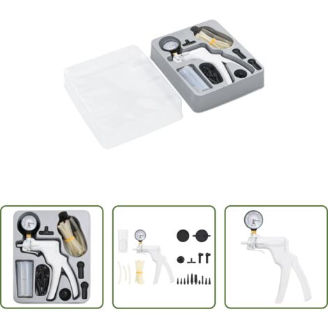 Bomba de vacío - vidaX Kit de purgador de frenos y bomba de vacío
