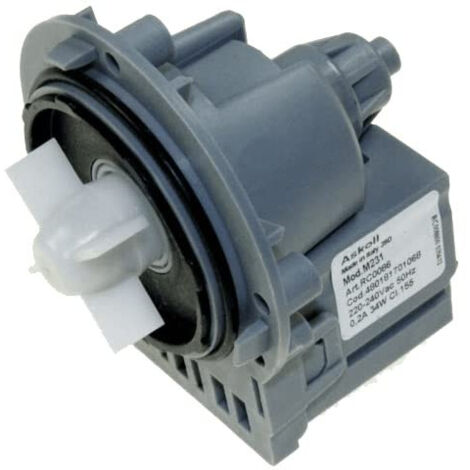 Bomba desagüe M231 para lavadora WHIRLPOOL 480181701068