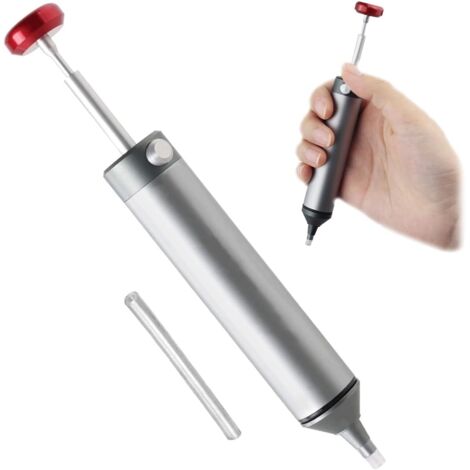 Bomba desoldadora, herramienta desoldadora, súper succión, succionador de soldadura, herramienta para eliminar soldadura, con 1 boquilla de silicona (150 mm)