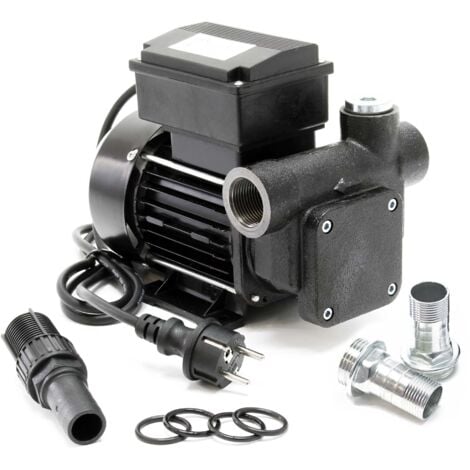 Bomba diesel autoaspirante 80 l/min 550W 230V Altura succión 3 m Bomba gasóleo Bomba aceite Repostar