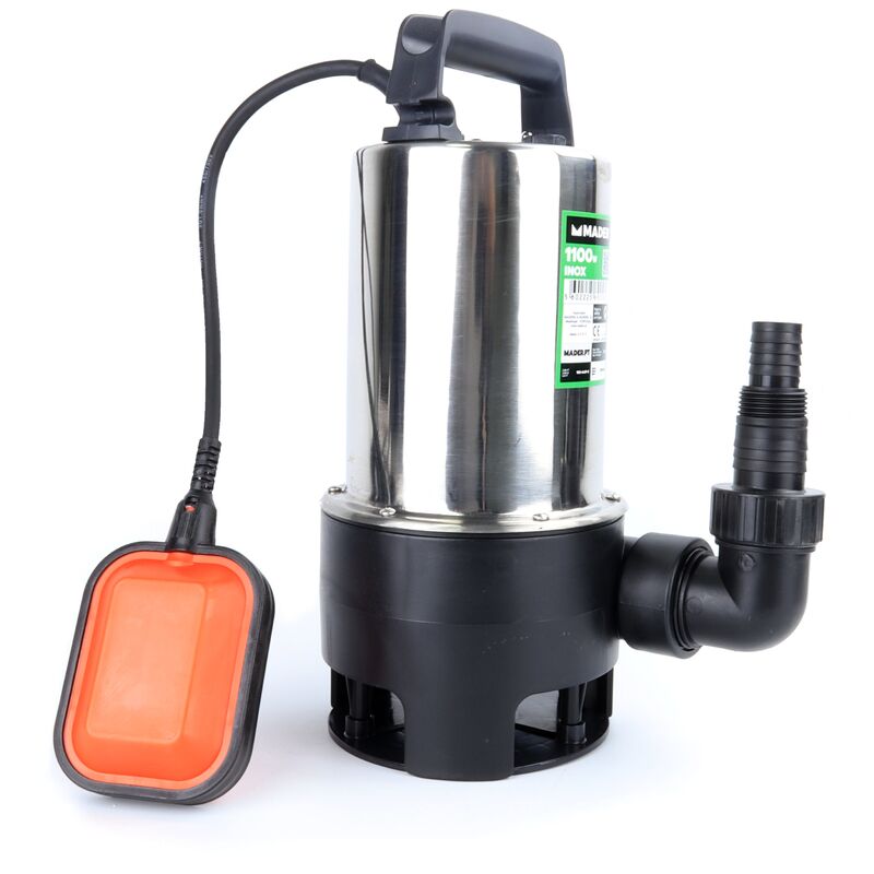 

Bomba Drenaje, Aguas Súcias, 1100W, 15500 L/h - MADER® | Garden Tools