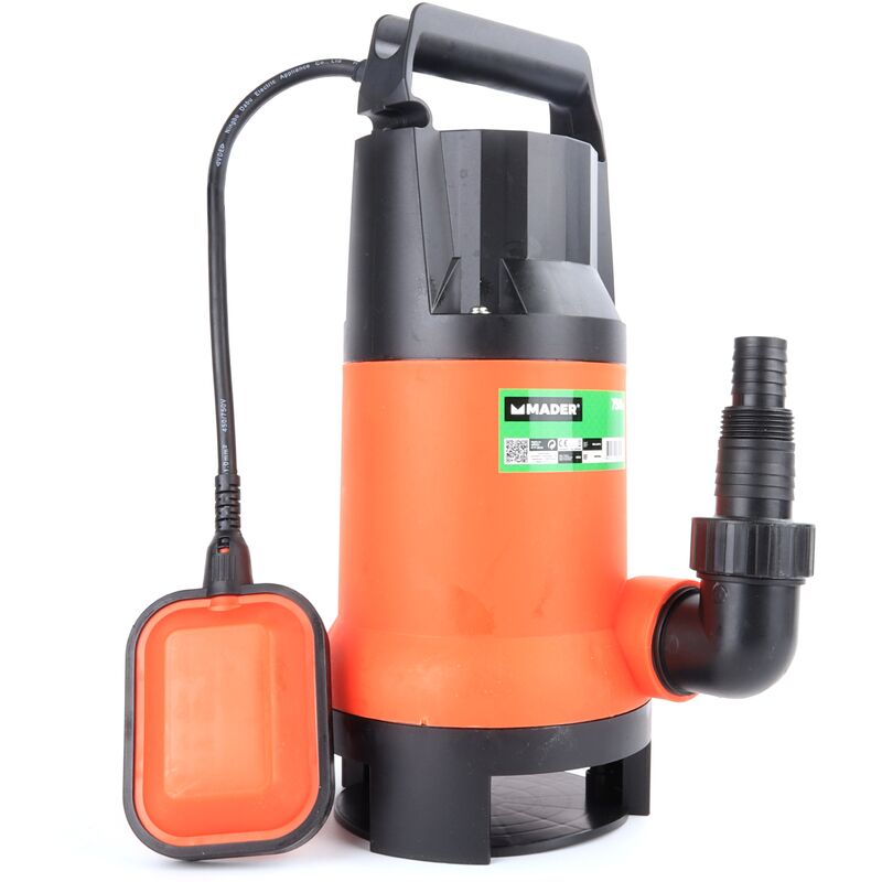 

Bomba Drenaje, Aguas Súcias, 750W, 13000 L/h - MADER® | Garden Tools