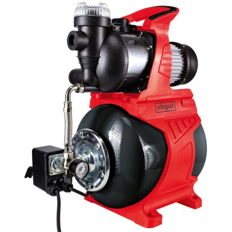 Bomba electrica de jardin 1000 W 4300 l/h tanque de 19 l Scheppach hww1000