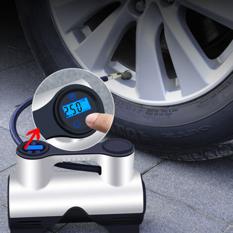 Bomba eléctrica inflable para coche, pequeña bomba portátil para coche, 12 V, tubo inflable de alta potencia