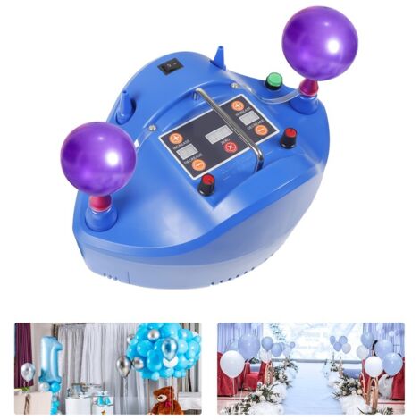 Bomba eléctrica para globos de 1200 vatios, inflador de caudal constante, inflador de globos con soplador automático.