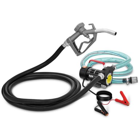 Bomba eléctrica para vaciado de combustible diésel KIT IP55 12 V 155 W 40 l/min