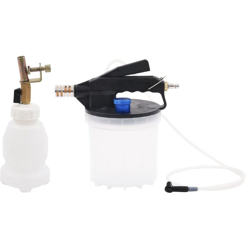 

Bomba extractora purgador de freno neumático con botella 2 L - Blanco - Vidaxl