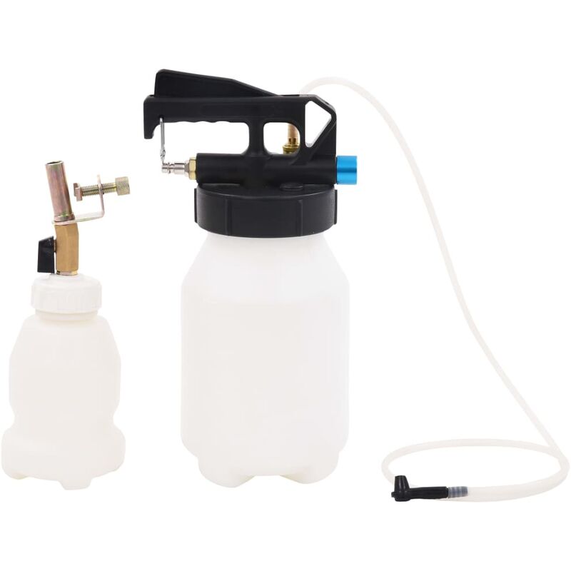 

Bomba extractora purgador de frenos neumático con botella 3,5 L - Blanco - Vidaxl