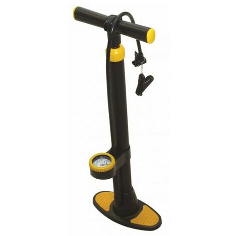 Bomba Inflar Manual con Manometro Bomba de inflar para taller y bicicleta