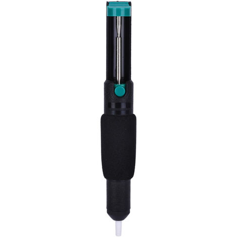 Bomba manual antiestática para desoldar modelo 366-D con doble sello y mango ergonómico.
