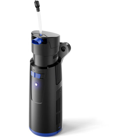 Bomba para acuario CUP-809 4 en 1, para acuarios de hasta 750 L, 700 L/h, 20 W, con esterilizador UVC de 9 W y material filtrante, estanques y acuarios.
