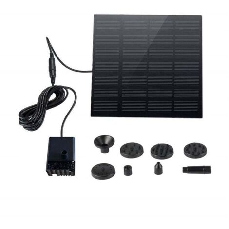 Bomba solar para estanque Sunrain, bomba para fuente, bomba solar para fuente de jardín, bomba para fuente, bomba para fuente