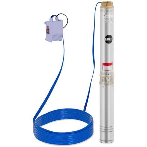 MSW Bomba sumergible - 95 mm / 3,75'' - 10 800 l/h - 1 100 W - cable 50 m / altura