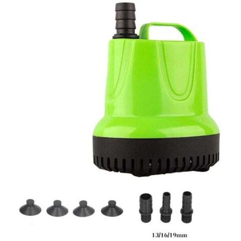 Bomba sumergible, bomba para estanque de peces, bomba para fuentes de rocalla, bomba para acuarios, bomba de circulación para riego y propagación, bombas de agua y cambios de agua en sitio, 25 W, 220 