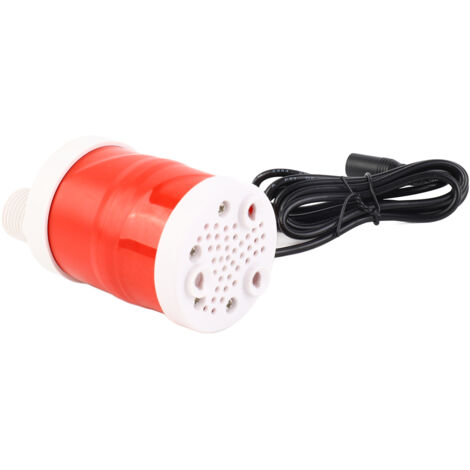 Bomba sumergible de 12 V y 20 W CC - Alto caudal de 700 L/H, altura de elevación de 6 m, ABS - para acuarios, estanques y jardines.