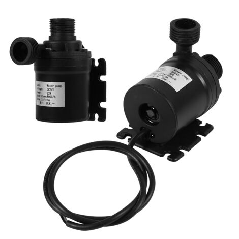 Bomba sumergible de 24 V CC para acuarios y circulación de agua caliente – Carcasa robusta de ABS, 800 l/h, altura de impulsión de 5 m
