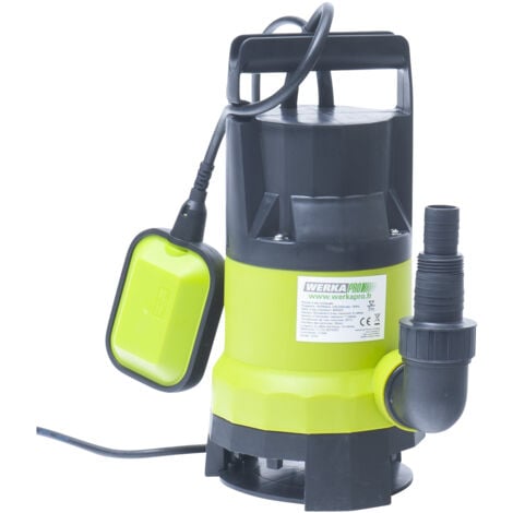 Bomba sumergible de uso general WERKA PRO  400w  con flotador