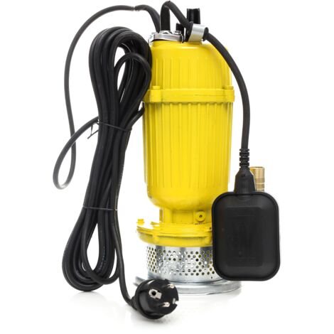 Bomba sumergible para agua con flotador, 1600W