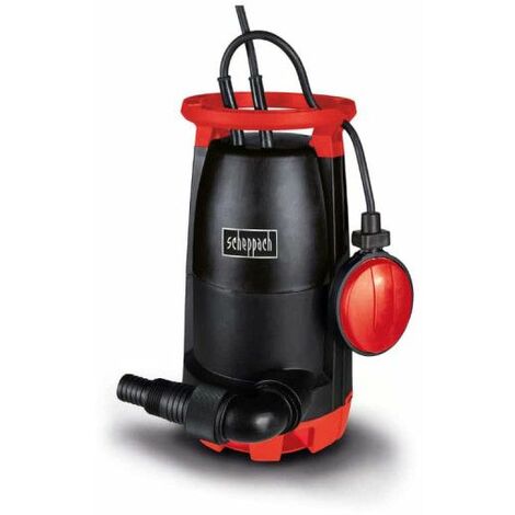 Bomba Sumergible de Aguas Sucias con Trituradora y Flotador - Bomba de  Inmersión para Aguas Residuales - 1100W, 15 000L/h, Altura de Impulsiòn  máx. 8m