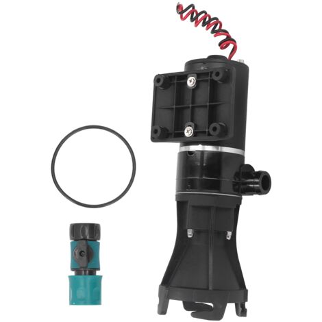 Bomba trituradora de 12 V con válvula de descarga, bomba de descarga de aguas residuales para RV, barco marino, 12 GPM, 45 LPM