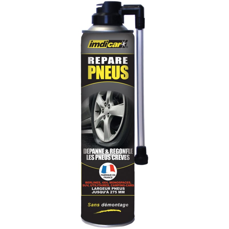 Bombe anti-crevaison répare pneus 600ml
