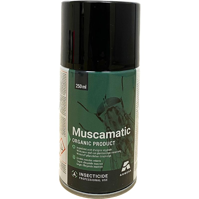 Clac - Bombe anti-insectes Muscamatic, recharge diffuseur,, 250 ml