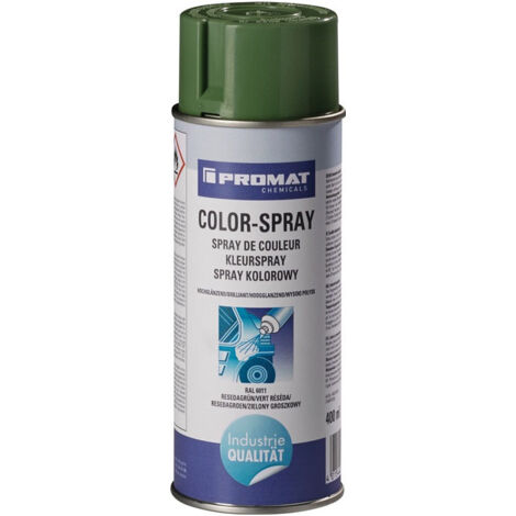 Bombe de couleur vert réséda haute brillance RAL 6011 400 ml bombe aérosol (Par 6)