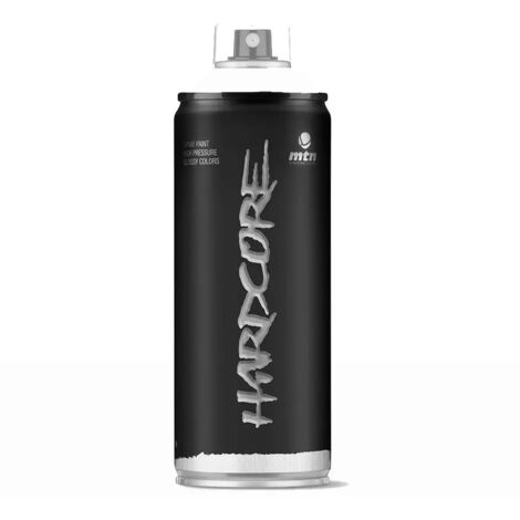 Bombe de peinture aérosol mat 0,4 L – MTN Hardcore – Application rapide sur béton, bois, métal – Finition mate durable