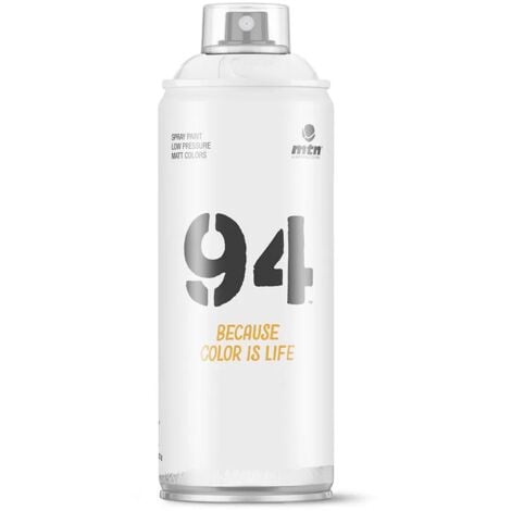 Bombe de peinture aérosol MTN 94 Blanc (R-9010) 0,4 L