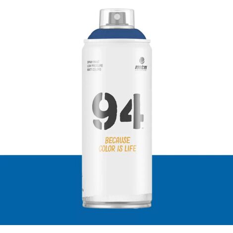 Bombe de peinture aérosol MTN 94 Bleu Electrique (RV-30) 0,4 L