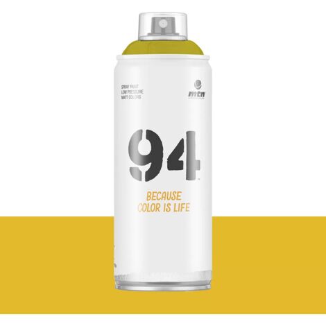 Bombe de peinture aérosol MTN 94 Jaune Yosemite (RV-110) 0,4 L