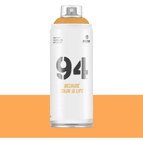 Bombe de peinture aérosol MTN 94 Mandarine (RV-105) 0,4 L