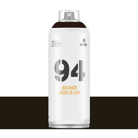 Bombe de peinture aérosol MTN 94 Marron ébène (RV-101) 0,4 L