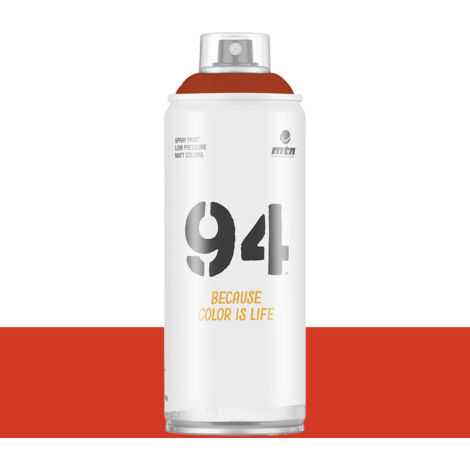 Bombe de peinture aérosol MTN 94 Orange phénix (RV-108) 0,4 L