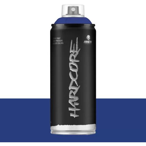 Bombe de peinture aérosol MTN Hardcore Bleu lewis (RV-32) 0,4 L